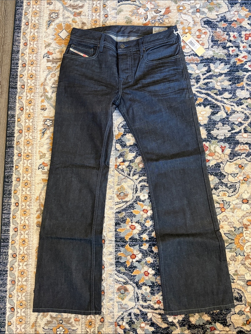 Diesel Zatiny Bootcut Men’s Jeans in Dark Indigo